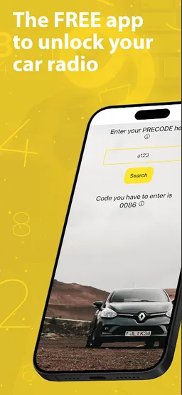 Autoradio Code Unlock screenshot 1