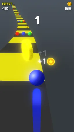Rolly Road - Speedy Color Ball screenshot 1