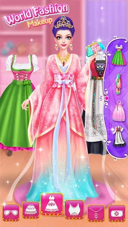 World Princesses Makeup Travel screenshot 4