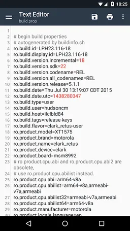 BuildProp Editor screenshot 2