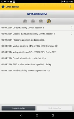 Pošta Online screenshot 11