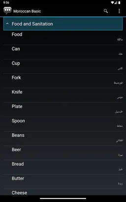 Moroccan Basic Phrases screenshot 12