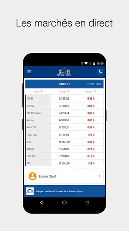 Bourse Direct screenshot 1