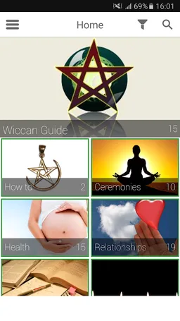 e Wicca:Wiccan & witchcraft app screenshot 1