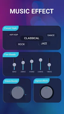 Music Equalizer-Bass Booster&Volume Up screenshot 1
