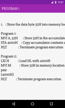 Basic 8085 screenshot 4