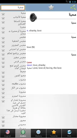 Arabic dict screenshot 18