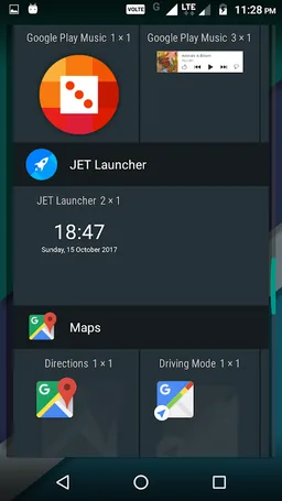 JET Launcher screenshot 2