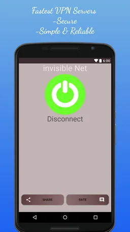 Invisible NET Free VPN - Fast VPN proxy screenshot 3