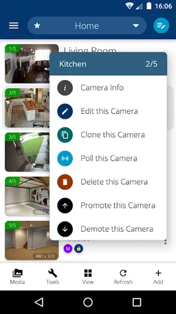 Hyakume IP Camera Viewer FREE screenshot 1