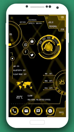 Hi-tech Circuit Launcher 2018 - Hitech Theme screenshot 2