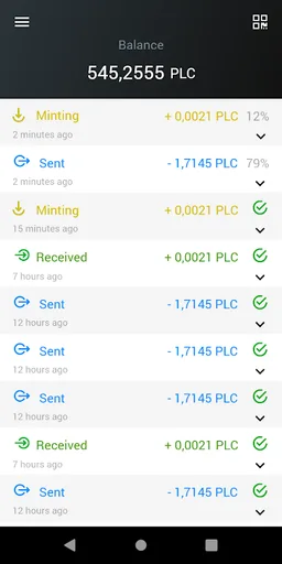 PLC Wallet screenshot 1