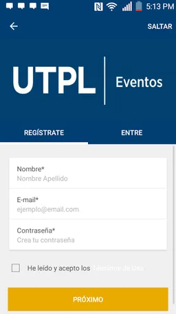 Eventos UTPL screenshot 2