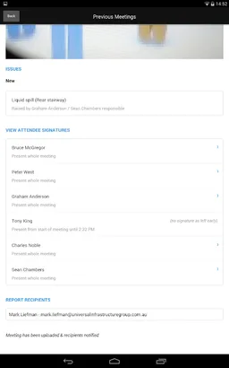 UIG Toolbox Meetings screenshot 2