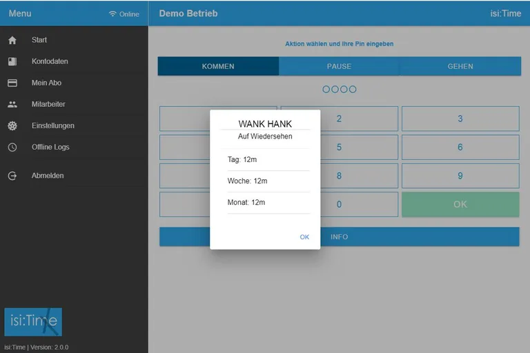 isi:Time Time & Attendance screenshot 12