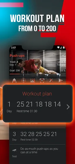 200 Push Ups - Home Workout screenshot 2