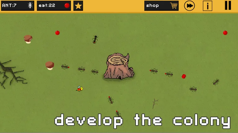 pixel ant colony screenshot 2