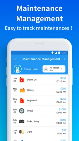 Vehicle Helper - caring ur car screenshot 4