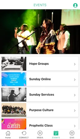 Hope United Church screenshot 2