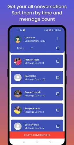 Delete Messages on Messenger a screenshot 2