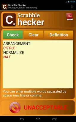 Word Checker (for SCRABBLE) screenshot 5