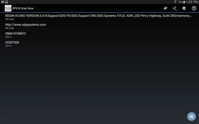 EPX Barcode Scanner, Scan Now screenshot 2