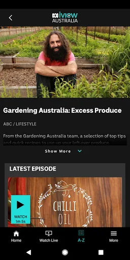ABC Australia iview screenshot 1