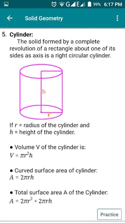 Geometry Formula with Practice screenshot 3