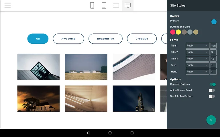 Mobirise Website Builder screenshot 12