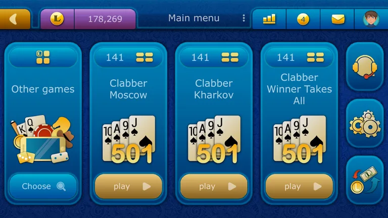 Clabber LiveGames online screenshot 5