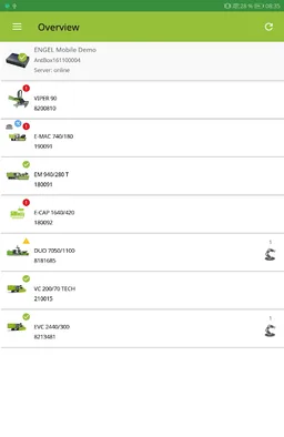 ENGEL e-connect screenshot 2