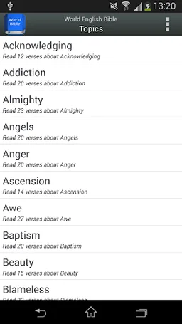World English Bible screenshot 3