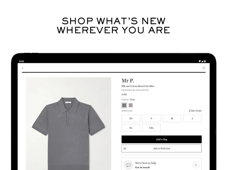 MR PORTER: Shop men’s fashion screenshot 13