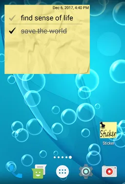 Sticker widget screenshot 4