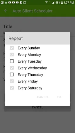 Auto Silent Scheduler screenshot 2