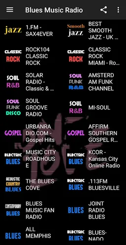 Blues music radio screenshot 7