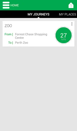 Transperth screenshot 2