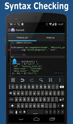 AWD - PHP/HTML/CSS/JS IDE screenshot 2