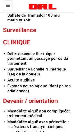 O R L (Oto-Rhino-Laryngologie) screenshot 3