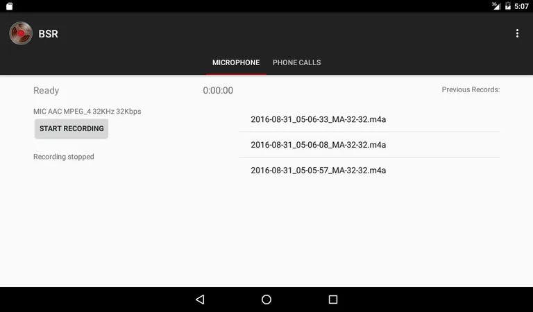 Background Sound Recorder screenshot 3