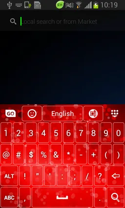 Red Pulse Keyboard Theme screenshot 6