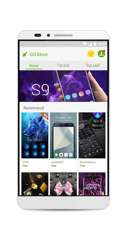 GO Launcher S – 3D Theme, Wall screenshot 6