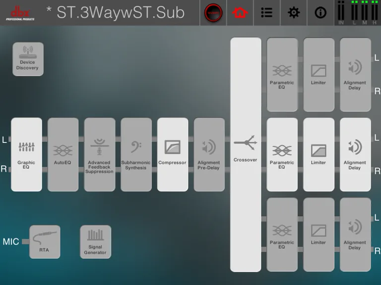 DriveRack PA2 Control screenshot 1