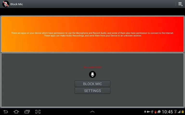 Block Microphone (Anti Spy) screenshot 4