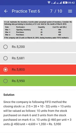 COMMON PROFICIENCY TEST - CPT MODEL PRACTICE TESTS screenshot 8