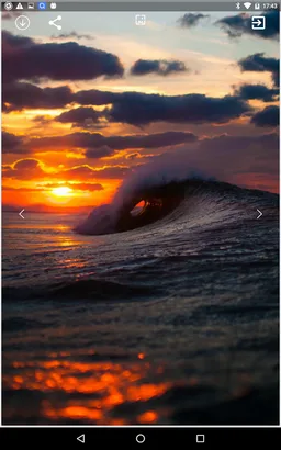 HD Sea Sunset Wallpaper screenshot 6