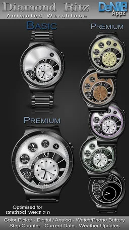 Diamond Ritz HD Watch Face screenshot 1