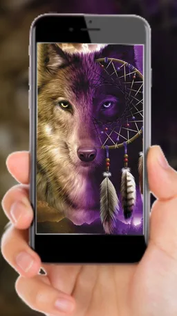 Lone Wolf Wallpaper lock screen: Wolves Wallpapers screenshot 6