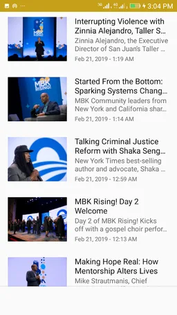 Obama Foundation screenshot 2