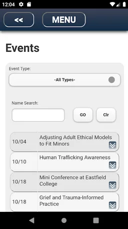 TCA Mobile App screenshot 1